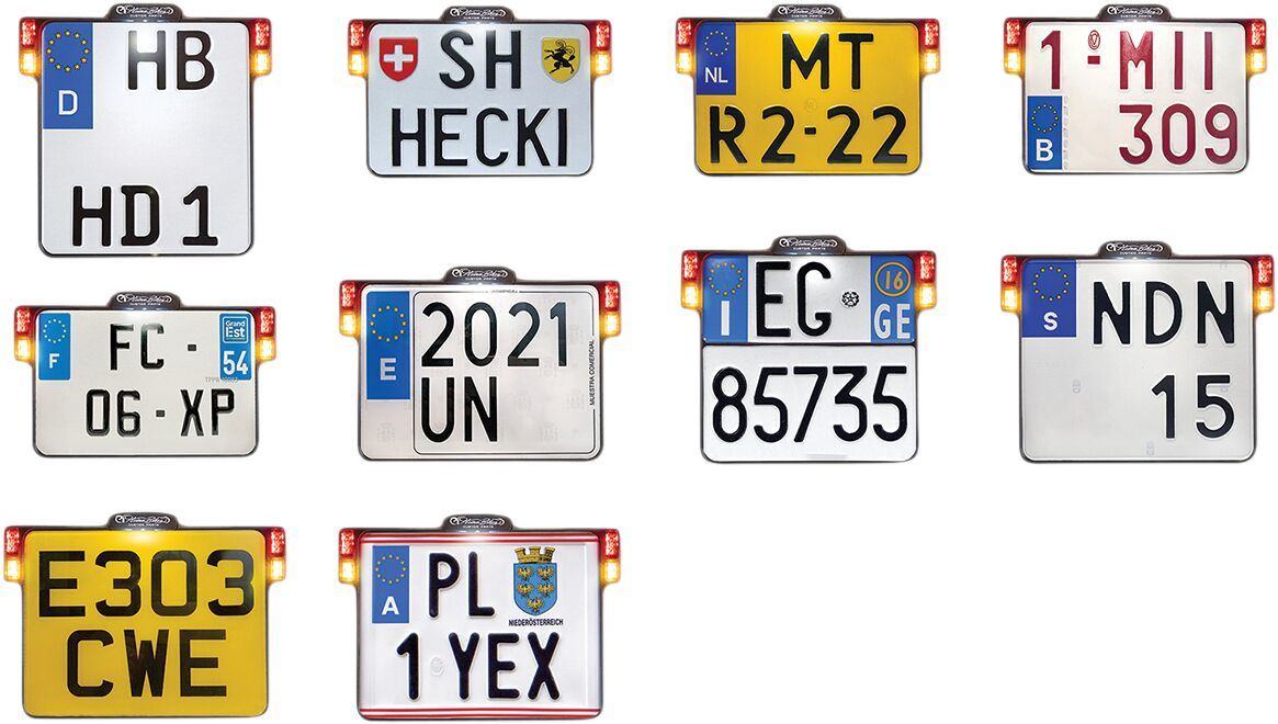 Heinz Bikes All-Inn 2.0 Black Lic Plate W/Led Light Brk & Rear (I) Lic