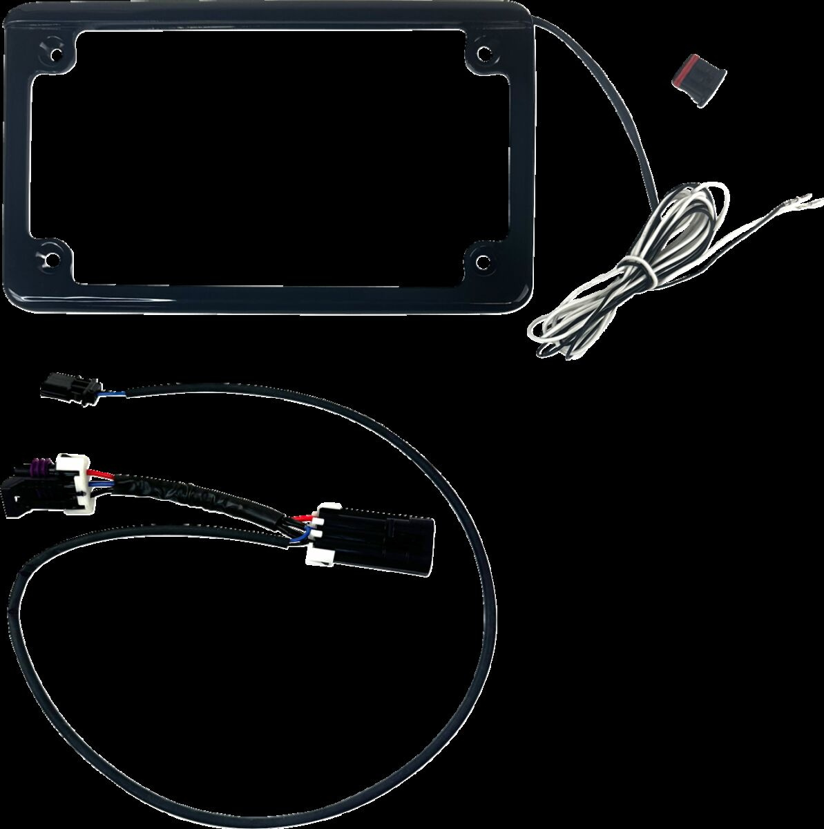 Custom Dynamics Frame License Plate Canam Mav Gloss Black Frame Licens