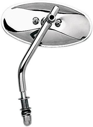 Emgo Mirror Oval Bolt-On Mirror Chpr Oval Hd Style