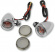 Drag Specialties Mini-Deuce Marker Lights Bolt-Mount Clear/Smoke Lens