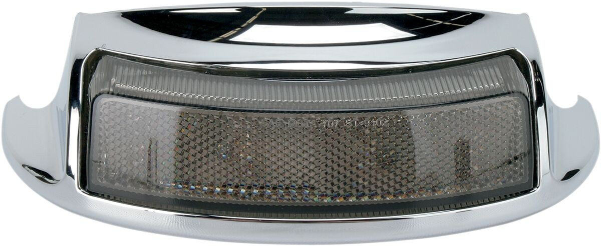 Drag Specialties Rear Fender Tip Light Smoke Lens Chrome Light Tip Smk