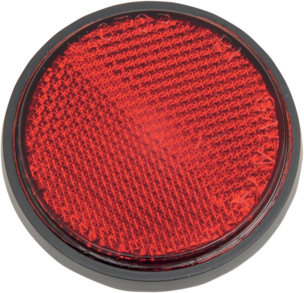 Chris Products Reflector Adhesive Red Reflector Round 5Mm Adhesive -