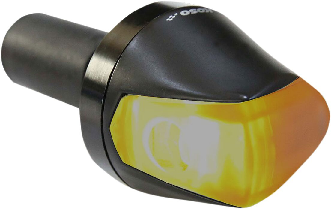 Koso North America Turn Signal Led Knight Bar End Black Smoke Turn Sig