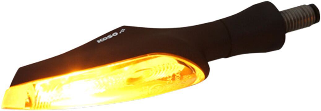 Koso North America Turn Signal Led Infinity Front Black Turn/Position