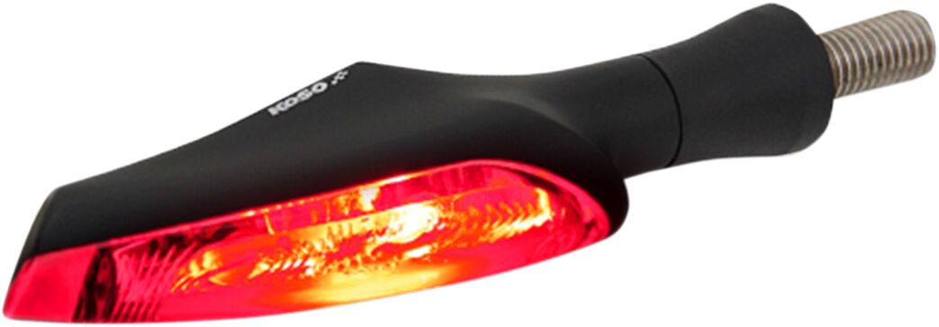 Koso North America Turn & Light Dual Signal Led Infinity Rear Black Tu