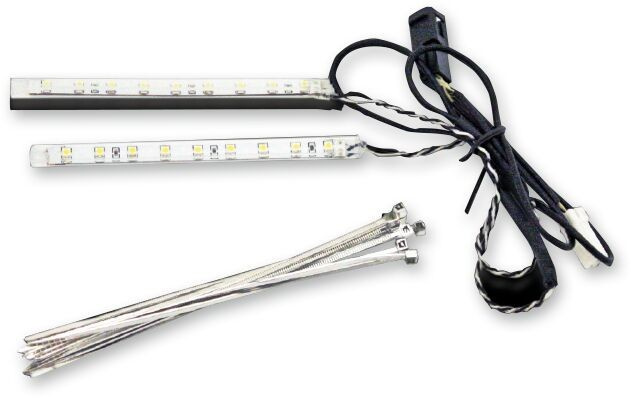 Custom Dynamics Led Batwing Vent Insert Kit Light Led Wh F/Vent 14+Fl