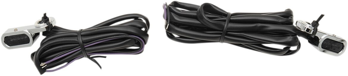 Drag Specialties Lights Marker Handlebar Chrome/Smoke Led Lights Trnsi