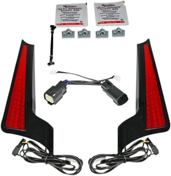 Custom Dynamics Light Fascia Blk/Red Light Fascia Blk/Red