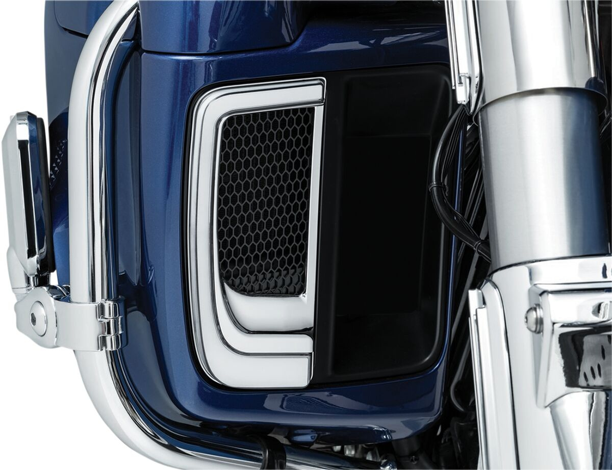 Kuryakyn Tracer L.E.D. Fairing Low Grill Lower Tracer W/Led - Fl