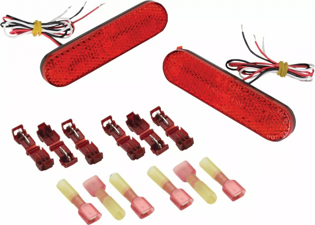 Show Chrome Marker Lights - Led - Red Marker Lights Led Can-Am