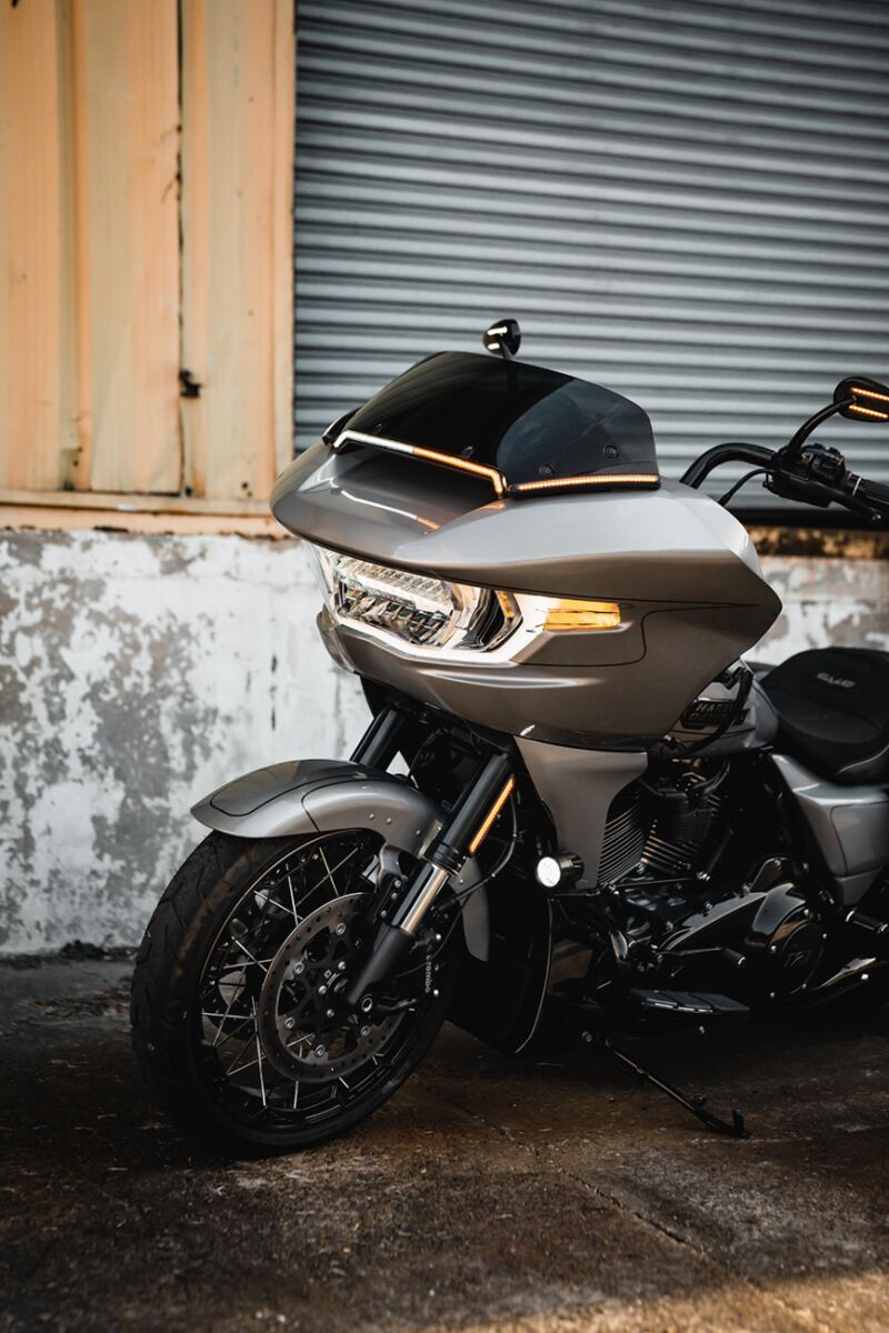 Custom Dynamics Led Fork Light - Amber - Black Light Led Fork Amb Blk