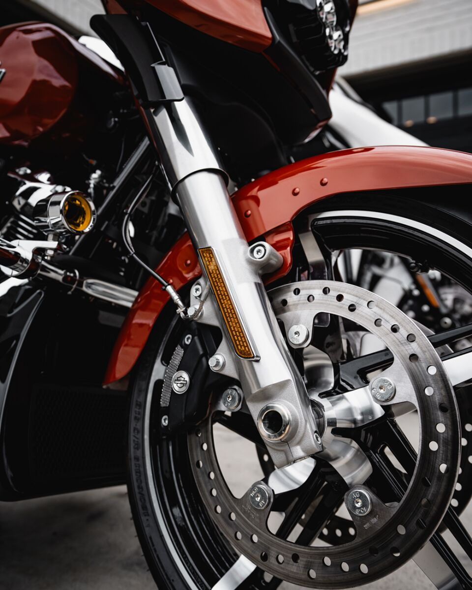 Custom Dynamics Led Fork Light - Amber - Chrome Light Led Fork Amb Chr