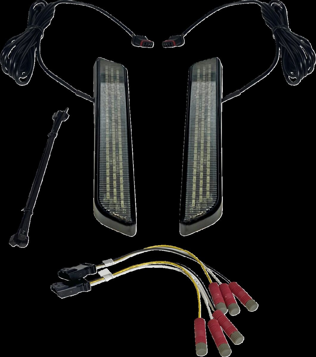 Custom Dynamics Led Fork Light - Smoke - Black Light Led Fork Smk Blk