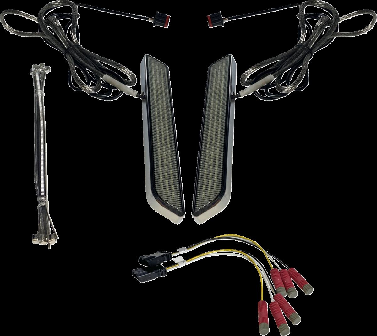 Custom Dynamics Led Fork Light - Smoke - Chrome Light Led Fork Smk Chr