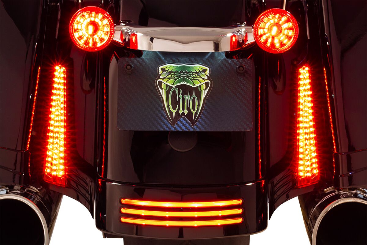 Ciro Lights Fill Red Flhx Chr Lights Fill Flhx Blk/Red