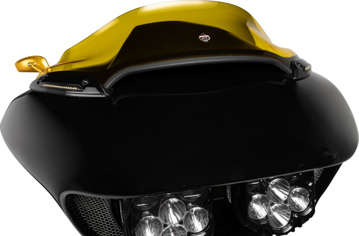 Custom Dynamics Trim Wshld Fltr Seq Blk Sequential Road Glide Windshie