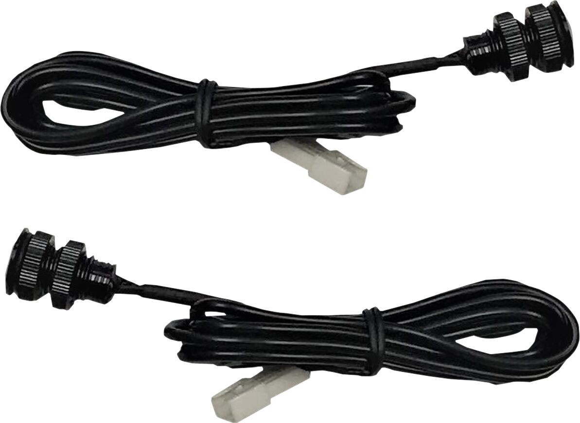 Custom Dynamics Light Boltz Led Red Blk Plug & Play Black Bolts With R