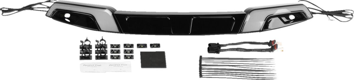 Kuryakyn Wndshld Trm Lt Tracer Blk Wndshld Trm Lt Tracer Blk