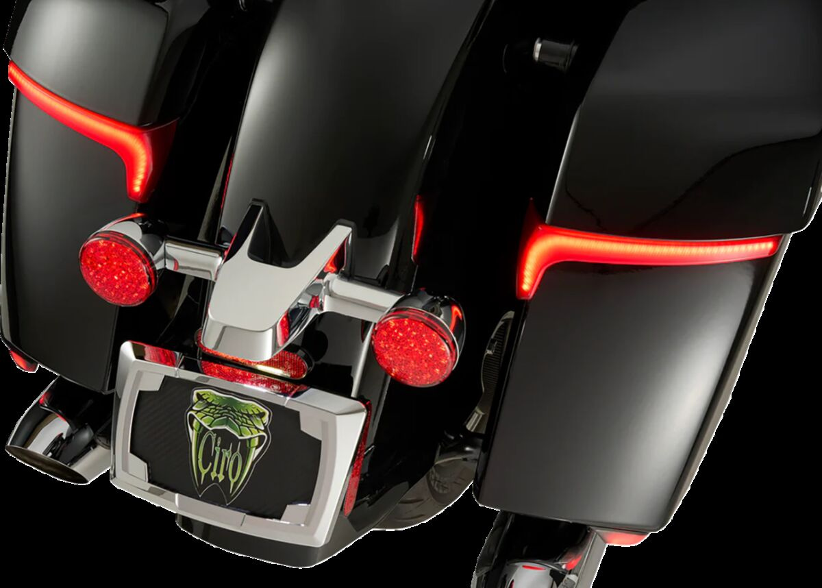 Ciro Light Saddlebag Smoke Lens Indian Light Saddlebag Smoke Lens Ind