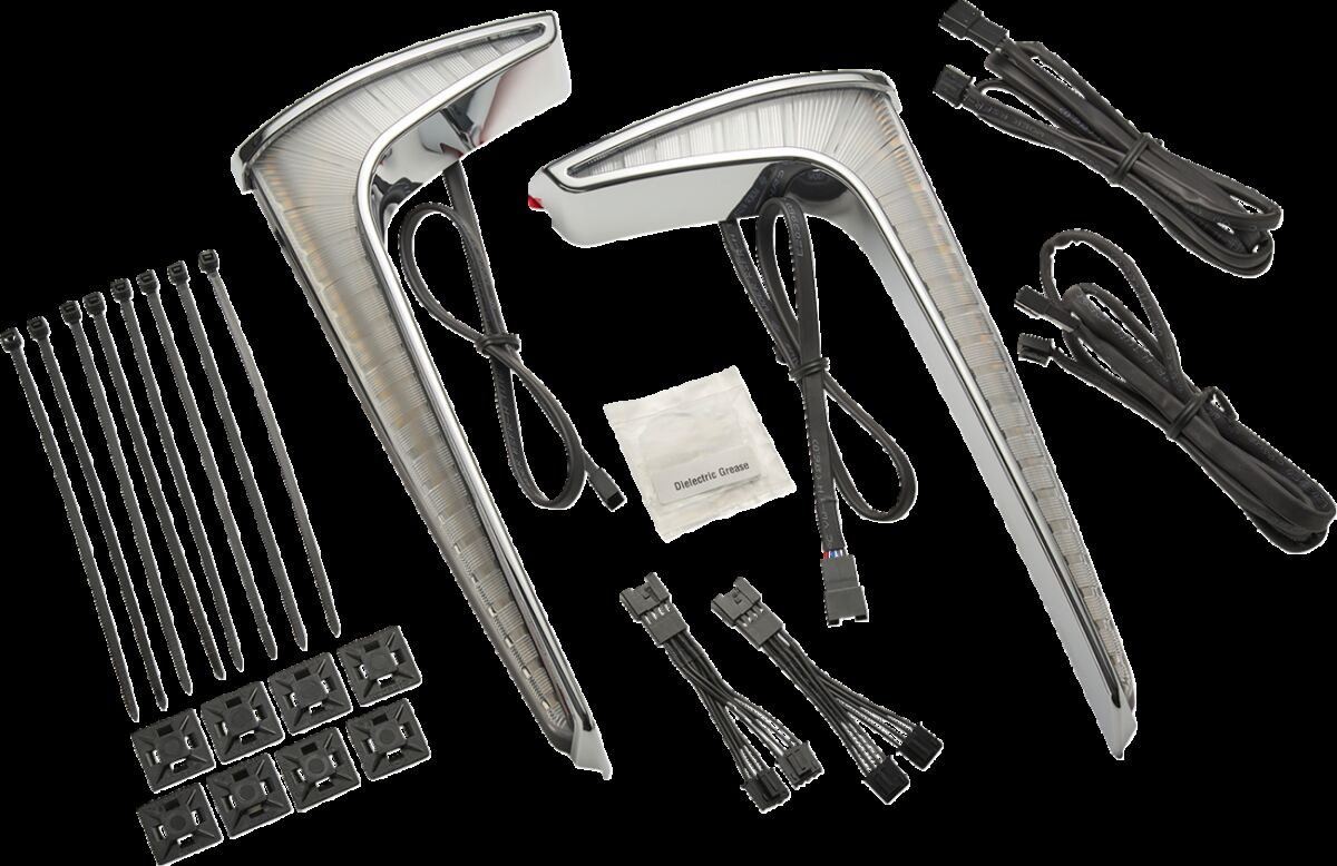 Ciro Lights Lower Fairing Indian Chrome Lights Lower Fairing Indian Ch