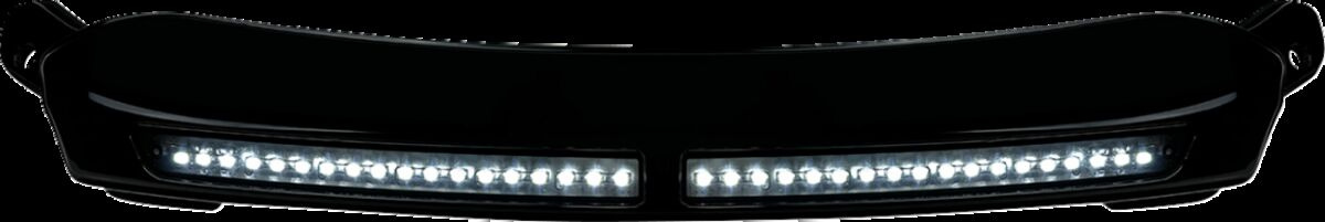 Custom Dynamics Lights Led Windshield Trim Gloss Black Road Glide Ligh