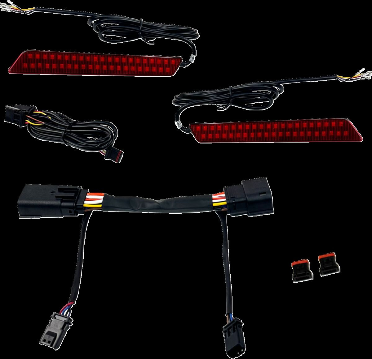 Custom Dynamics Lights Led Saddlebag Latch Red Lens Lights Led Saddleb