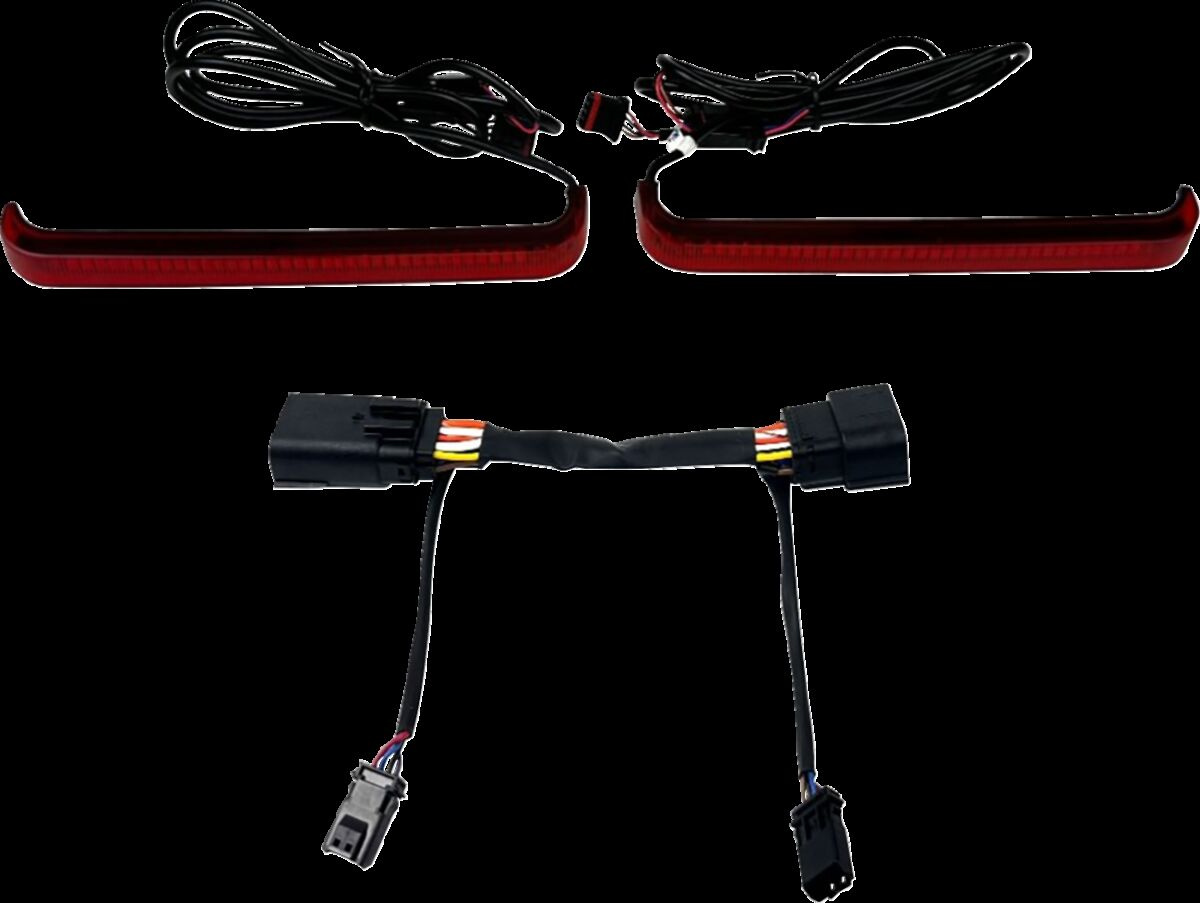 Custom Dynamics Light Led Low Profile Saddlebag Red Light Led Low Prof