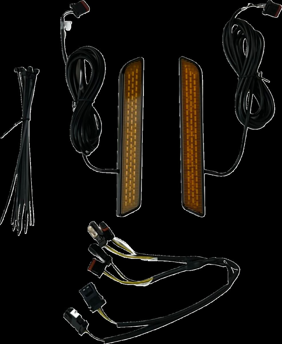 Custom Dynamics Light Led Fork Reflector Replacement Amber Light Led F