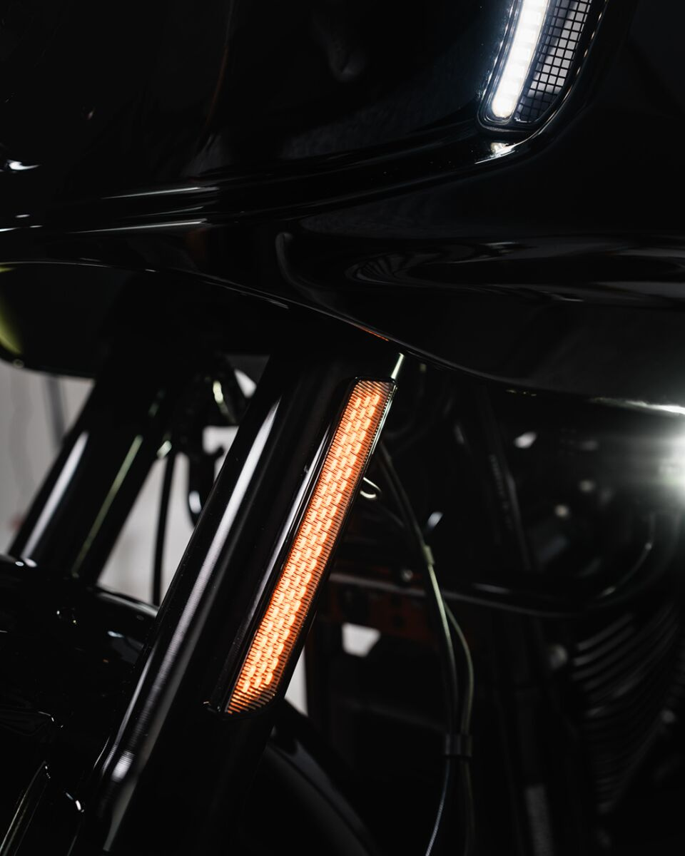 Custom Dynamics Light Led Fork Reflector Replacement Smoked Light Led