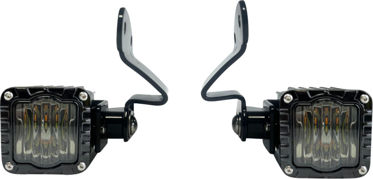 Custom Dynamics Turn Signals Front Led Shark Demon White/Amber Smoked