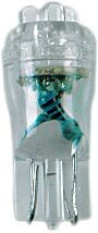 Drag Specialties Mini Wedge Led Bulb Clear 12V Mini Wedge Clear Led