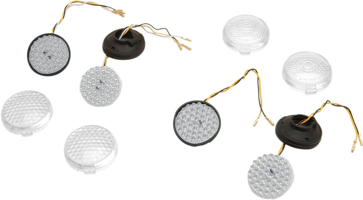 Drag Specialties Led Turn Signal Conversion Deuce-Style Amber Dual-Fun