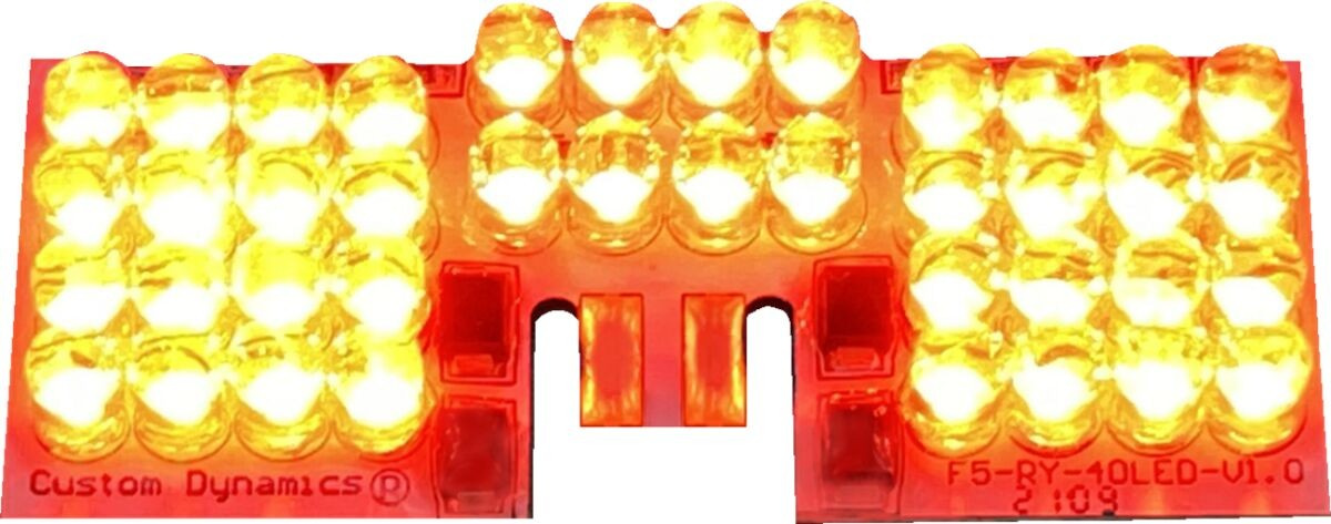 Custom Dynamics Rear Fender Tip Led Board Lamp Fender Tip Red