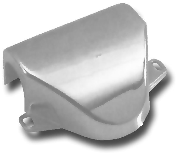 Handlebar clamp cover without hole for dampers