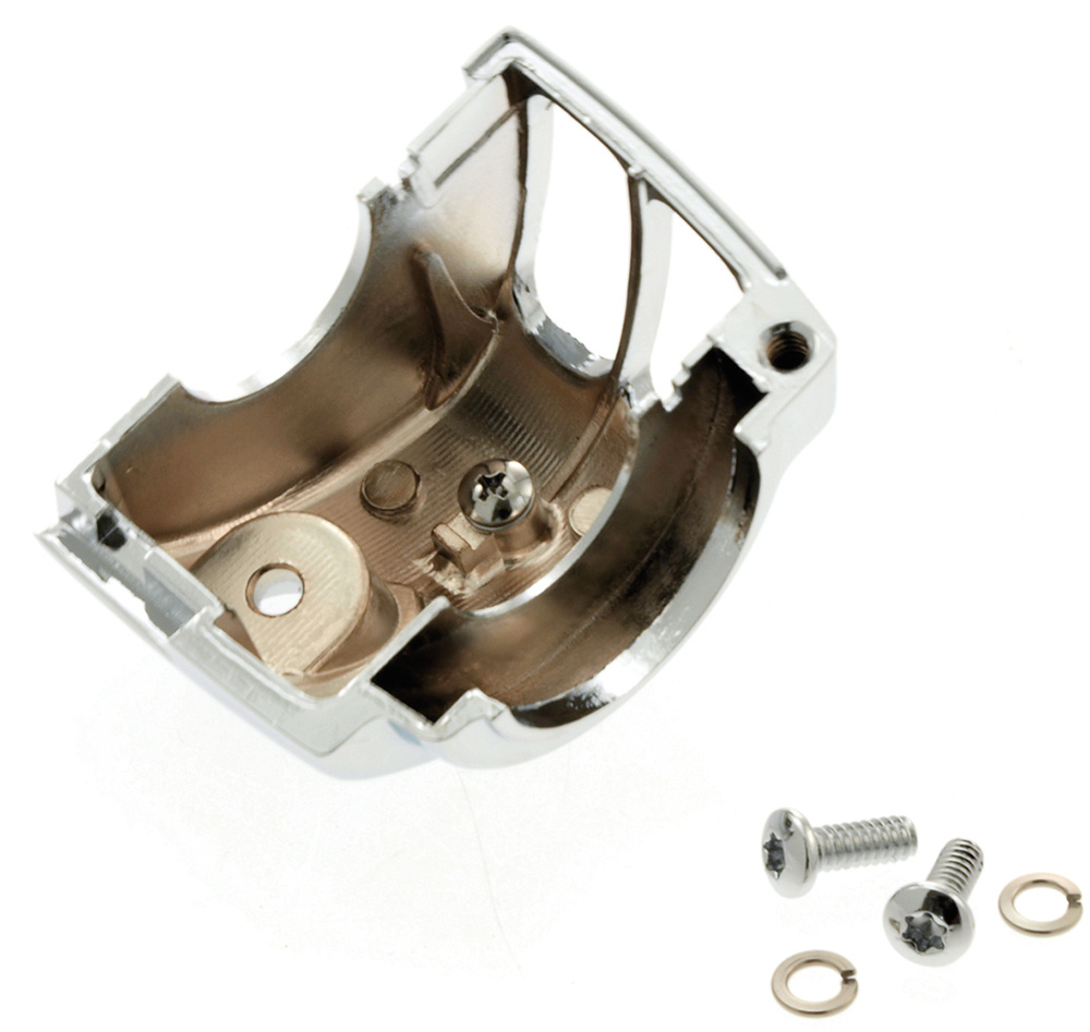 Klammer str�mbrytare styre, �vre h�ger sida, H-D 96-upp, kromad