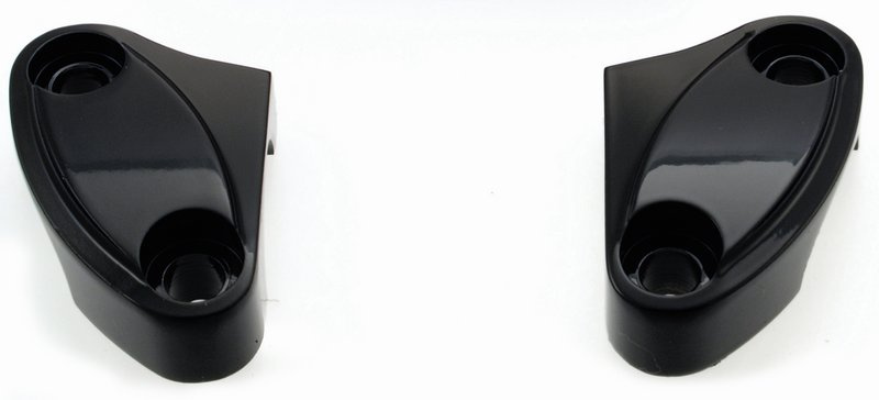 Styrklammer separata till risers 21-0253/0254, svarta