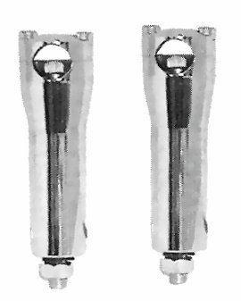 Risers H-D modell 5 h�ga m. genomg�ende bult, �ven springergaffel