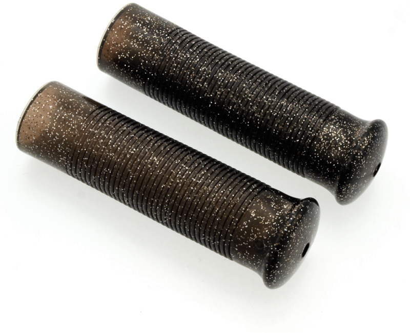 Grip set Metal Flake chopper Black