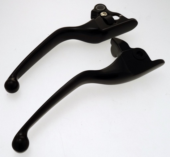 Koppling & handbromsgrepp, 08-14 FLHT/FLHR/FLTR/FLHX, svarta