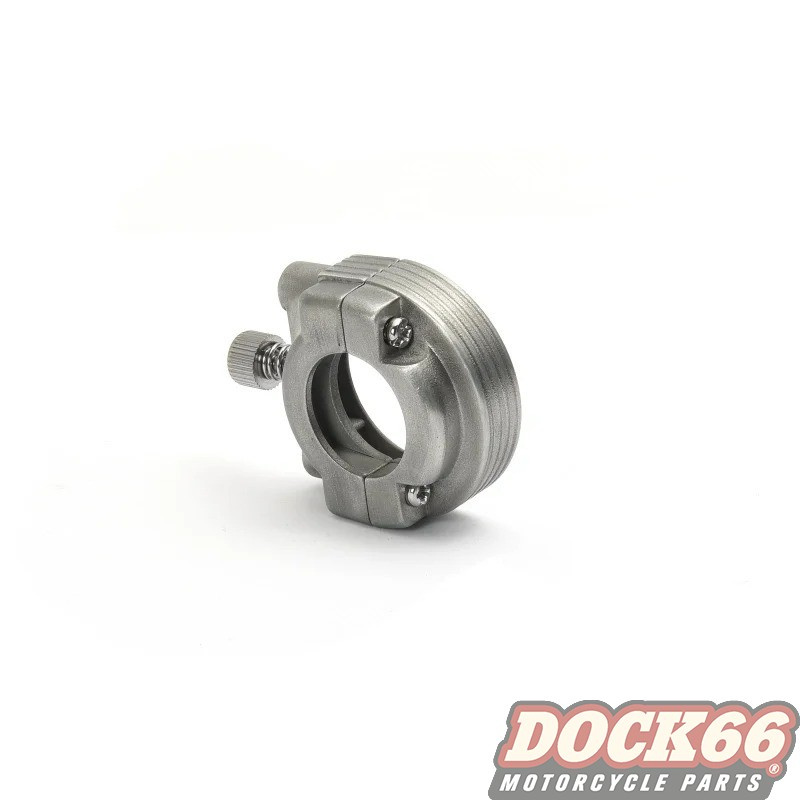 Dual Cable Throttle Clamp 1 inch raw