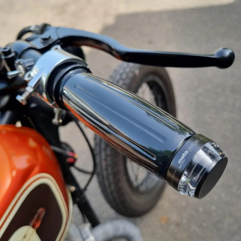 Bronson Style Grip Set Brown 22 mm