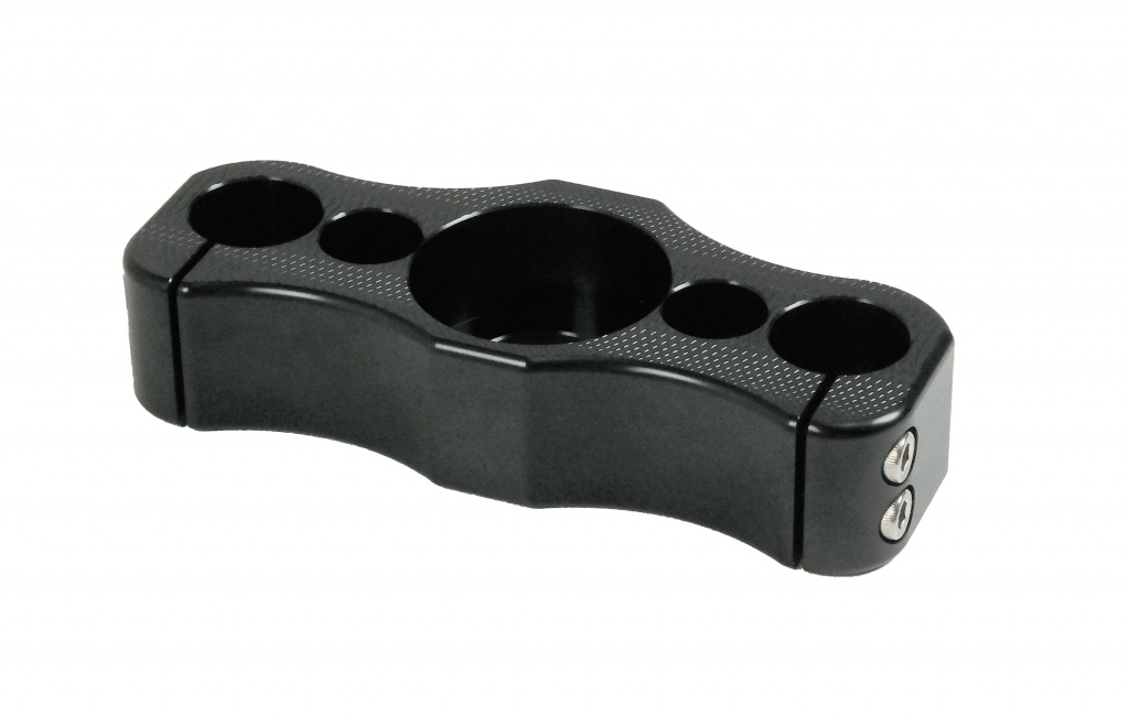 Nacell top fork clamp black (Springer)
