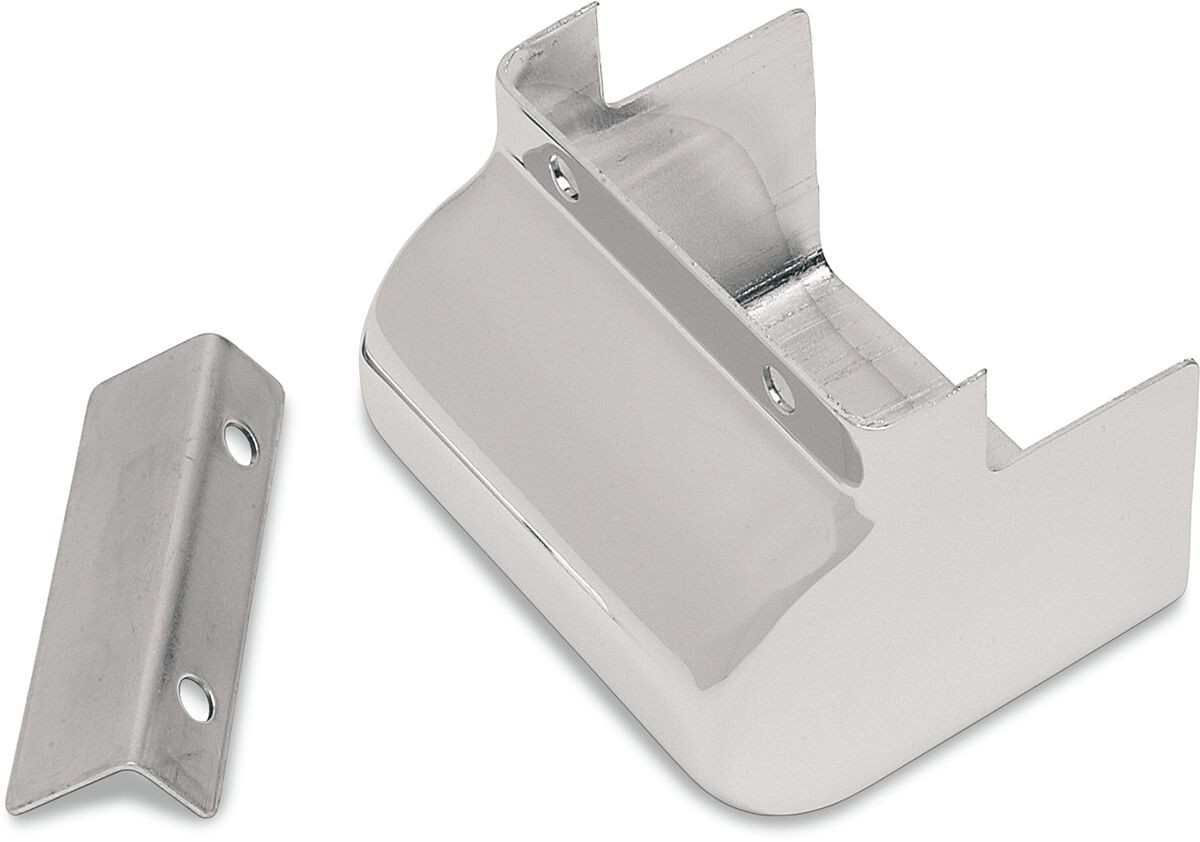 Drag Specialties Coil Cover Plain Chrome Cover Coil83-98Fl 83-03Xl