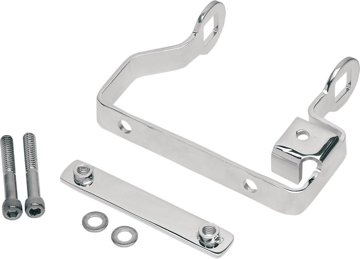 Drag Specialties Coil Cover Mounting Bracket Chrome Bracket Coil Chr 0