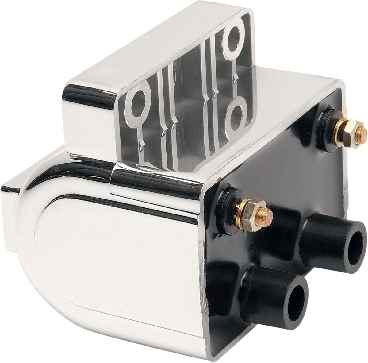 Drag Specialties Coil 12V Dual-Fire 4 Ohm Chrome Coil Dual Fire 4 Ohm