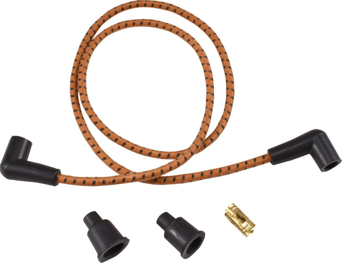 Drag Specialties Wires Brn/Blk Braid Wires Brn/Blk Braid