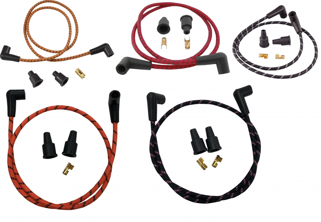 Drag Specialties Universal Braided Spark Plug Wires