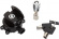 Drag Specialties Gloss Black Side Hinge Ignition Switch With Fork Lock