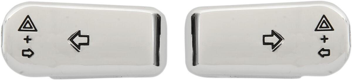 Drag Specialties Caps Turn Signal Switch Extension Caps T/S Ext Chr 96