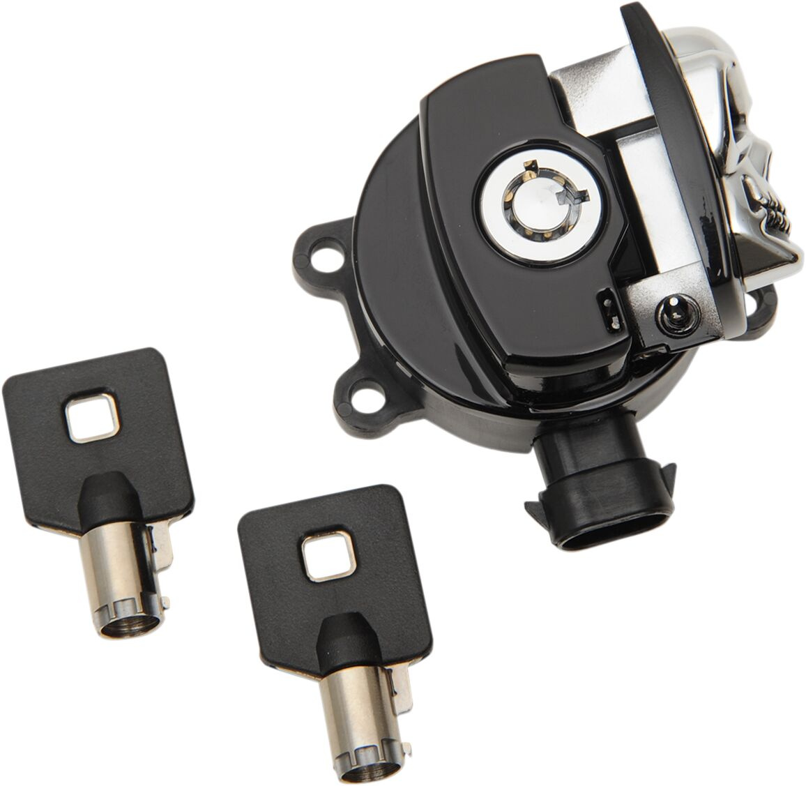 Drag Specialties Switch Ignition Skull Gloss Black Switch Ign Blk Skl